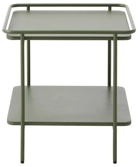 Dizajnový odkladací stolík Harinder 45 cm olivovo-zelený