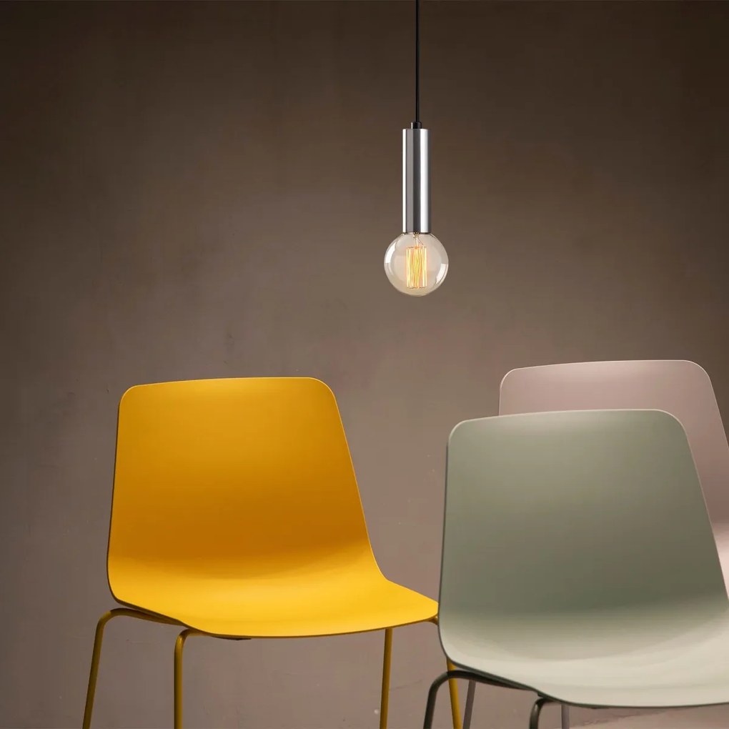 Závěsný lustr Tempo III stříbrný