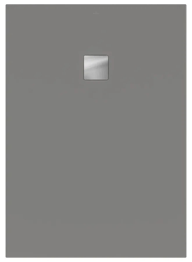 VILLEROY &amp; BOCH Planeo obdĺžniková sprchová vanička akrylátová, s technológiou RockLite, štandardný model, protišmyk (B), 1400 x 1000 x 40 mm, Grey, UDA1410PLA2V-3S