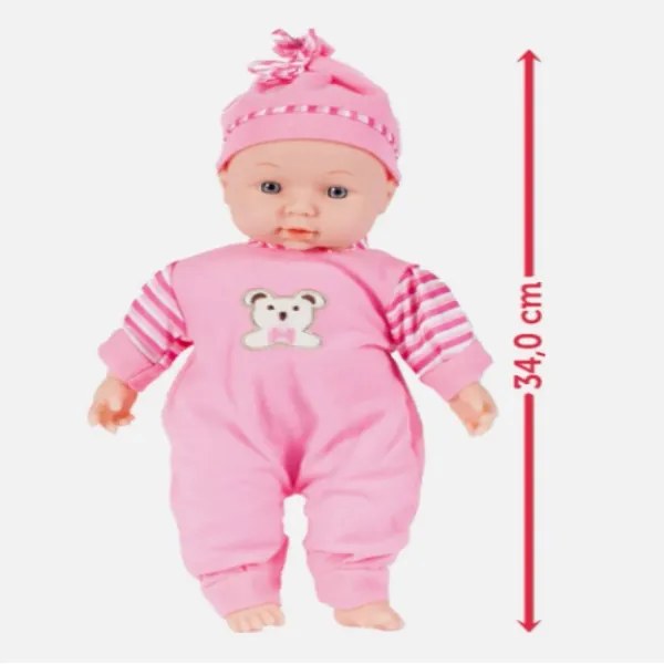 Bábika bábätko v ružovom sete