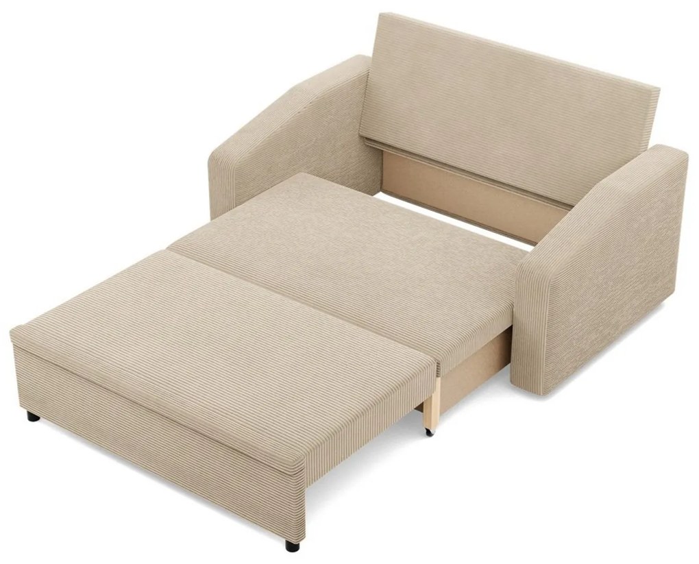 Rozkladacia pohovka NEO - skosený bok - Poso Béžová