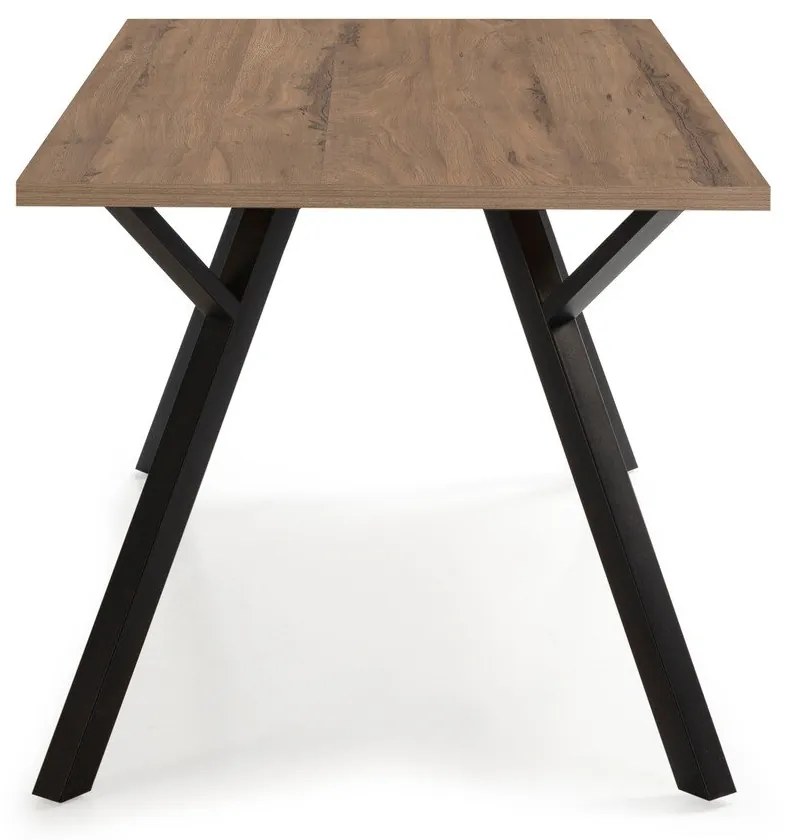 Jedálenský stôl s doskou v dekore orechového dreva 90x160 cm Paola - Marckeric