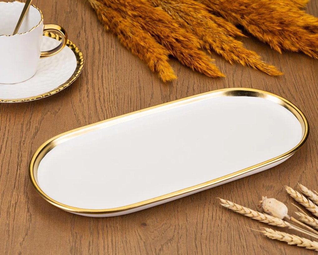 Sada 2 ks podnosů LOVIA bílá