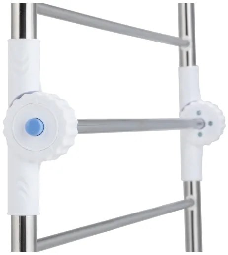 WENKO 3772020100 - Sušiak PROFI 65x150 cm nerez/strieborná/biela