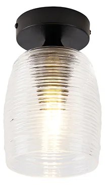 Stropné svietidlo v štýle Art Deco čierne - Michi
