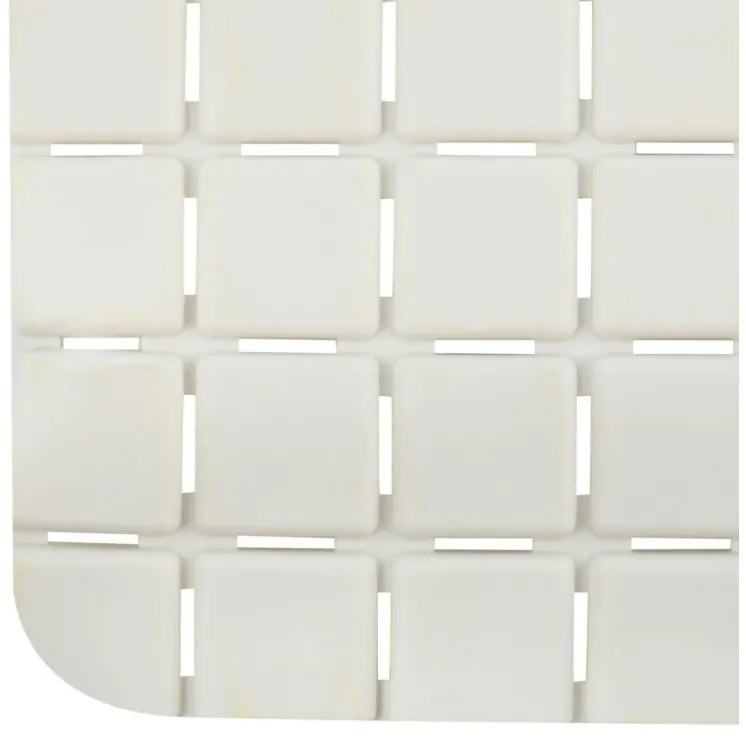 Spirella Protišmyková podložka do vane QUADRO Premium, biela, 36 x 76 cm