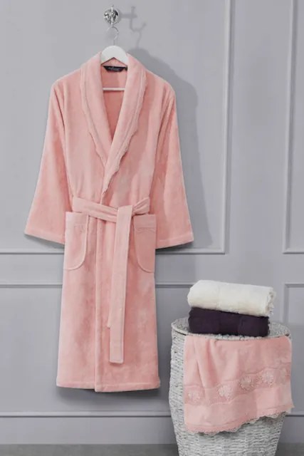 Soft Cotton Dámsky elegantný župan STELLA v darčekovom balení