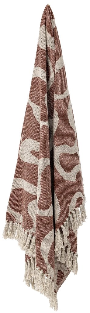 Bloomingville Prehoz z recyklovanej bavlny Salobre Brown 130 x 160 cm