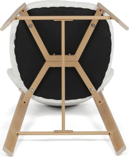 Barová stolička biela AUB-L3125 OAK