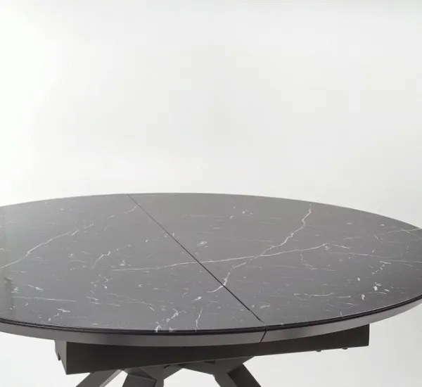 Jedálenský rozkladací stôl Vertigo 130/180 cm čierny