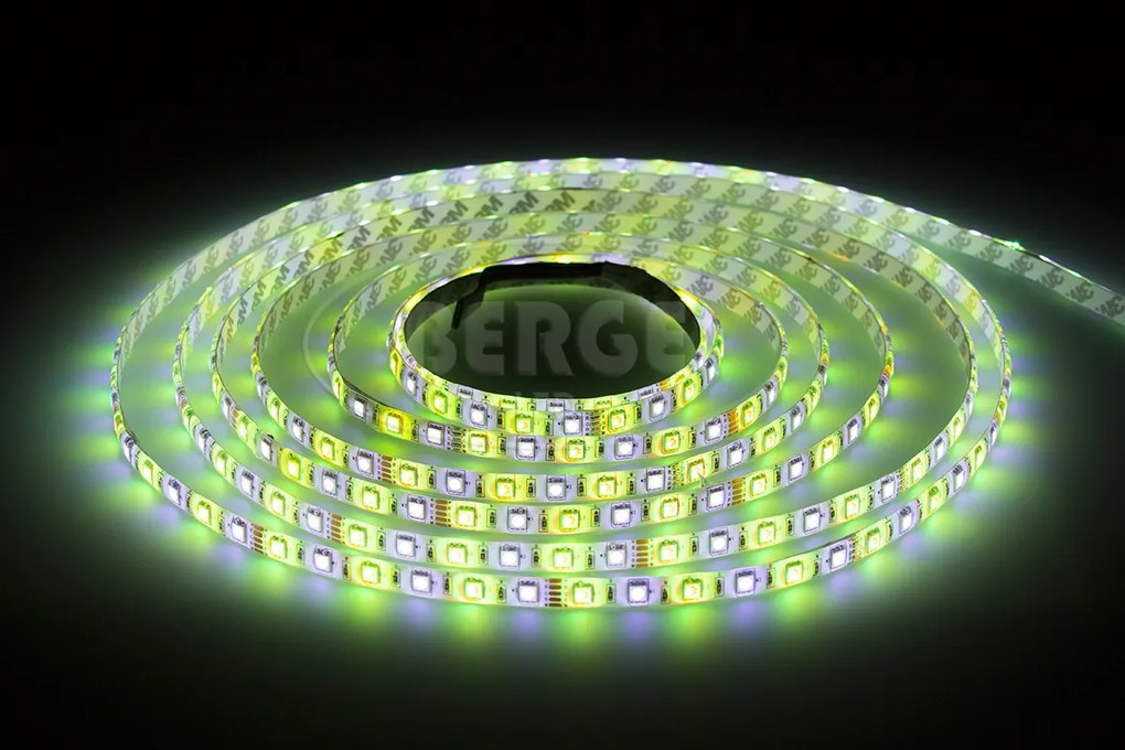 BERGE LED pásik - SMD 5050 - RGB+CW - 5 m - 60 LED/m - 14,4 W/m - IP65