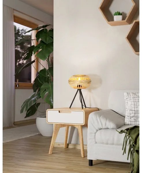 Eglo 43865 - Stolná lampa AMSFIELD 1xE27/40W/230V