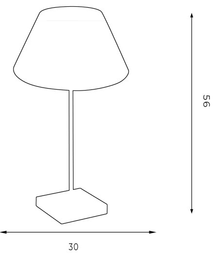 Stolná lampa s USB konektorom 1xE27/60W/230V čierna