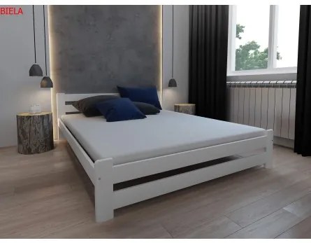 Sammer Drevená posteľ s roštom v rôznych rozmeroch ADELA ADELA 120 x 200 cm Jelša