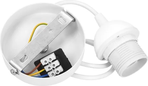 Brilagi - Luster na lanku RESNA 1xE27/60W/230V pr. 40 cm béžová/čierna