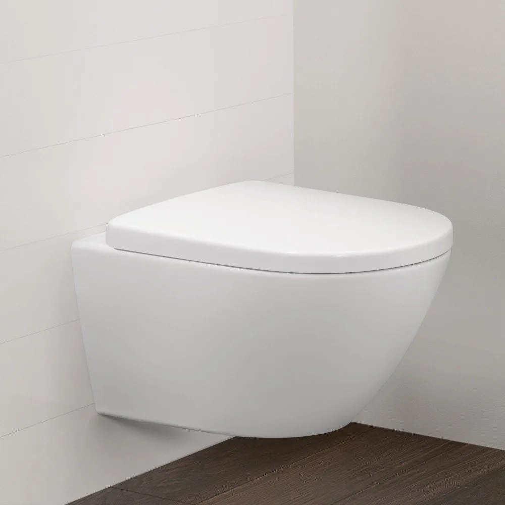 VILLEROY & BOCH Subway 2.0 Comfort WC sedátko s poklopom (ergonomické), s funkciou QuickRelease a Softclosing, biela alpská, 8M34S101