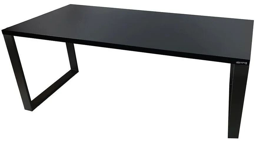 Písací Stôl Low Loft Čierna 160x80x3,6 Model 0