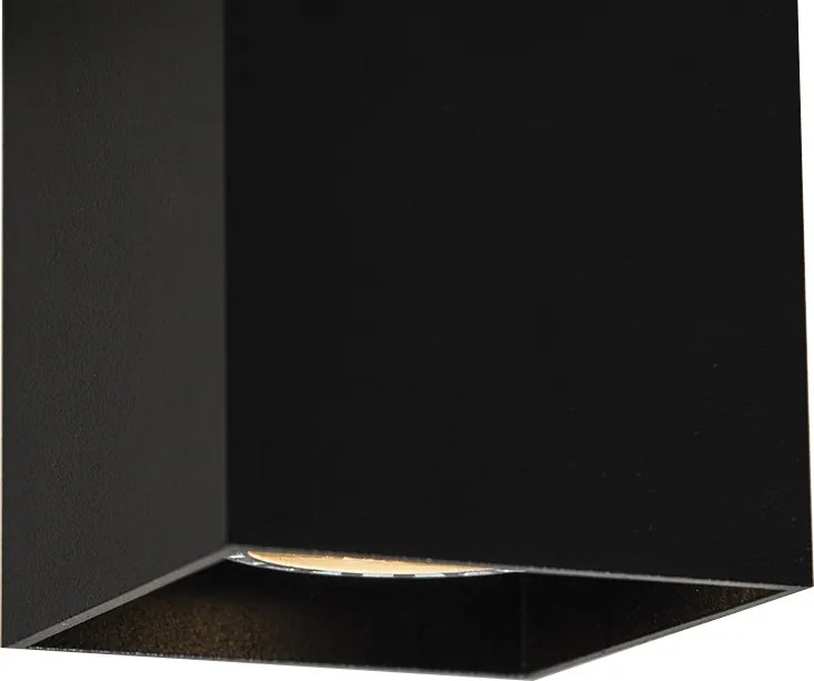 Inteligentný reflektor čierny vrátane WiFi GU10 - Qubo