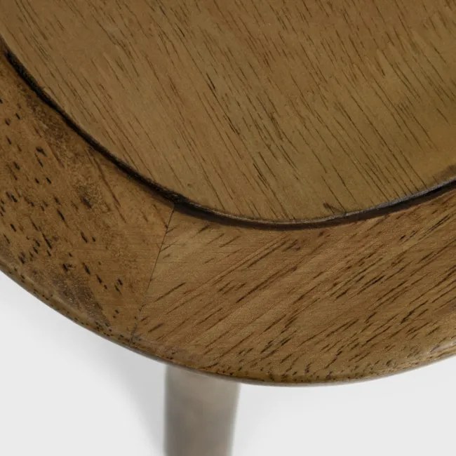 Jedálenská stolička LOSELI drevená / hnedá 712074