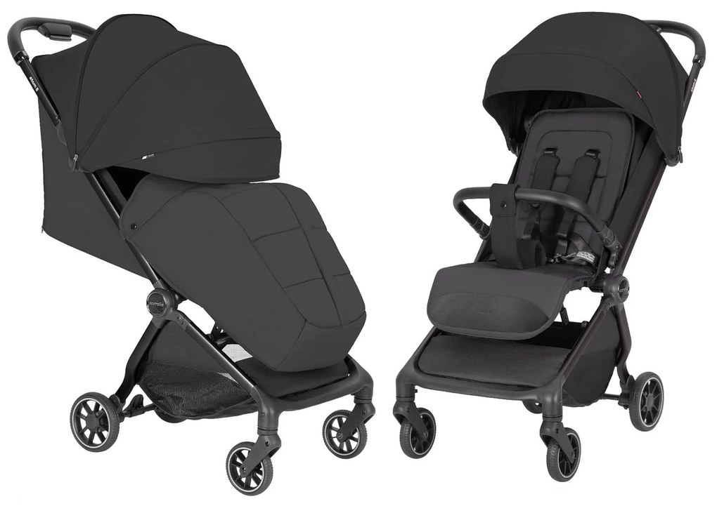 Detský kočík CARRELLO Atom S CRL-5526 Storm Black