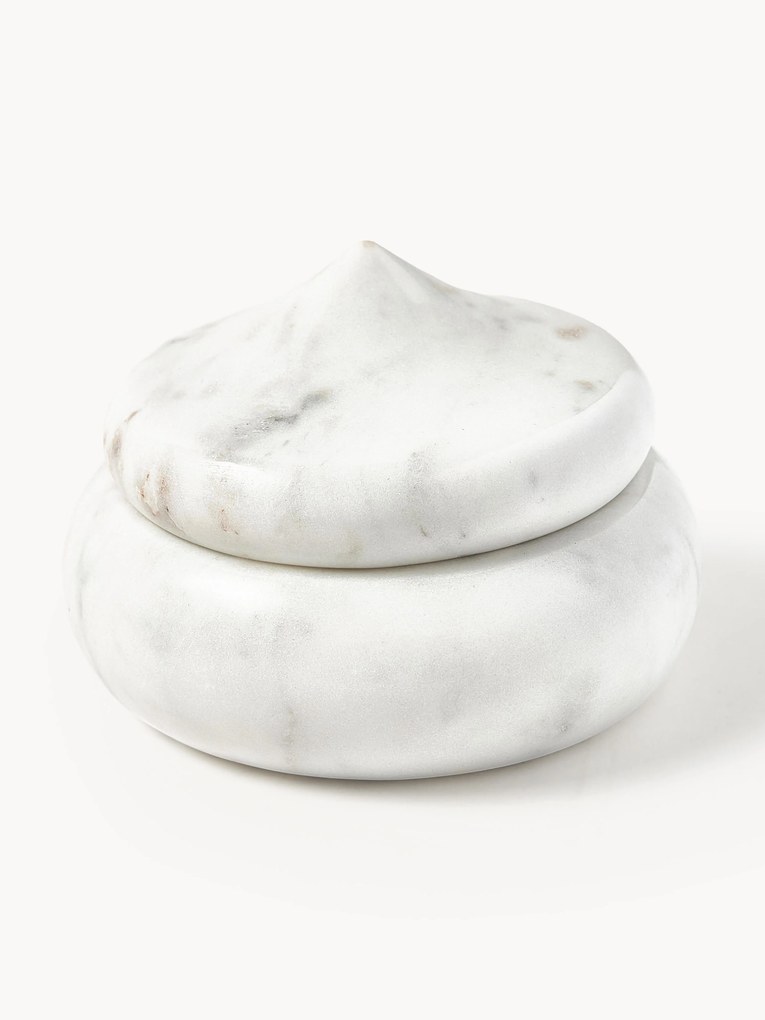 Mramorová šperkovnica's vekom Meringue