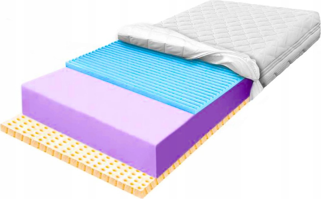 Penový matrac 150x200 latexová masážna pena elastická tvrdá H3 H4