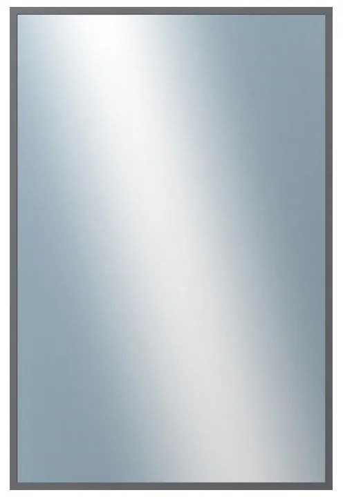 DANTIK - Zrkadlo v rámu, rozmer s rámom 40x60 cm z lišty Hliník platina (7003019)