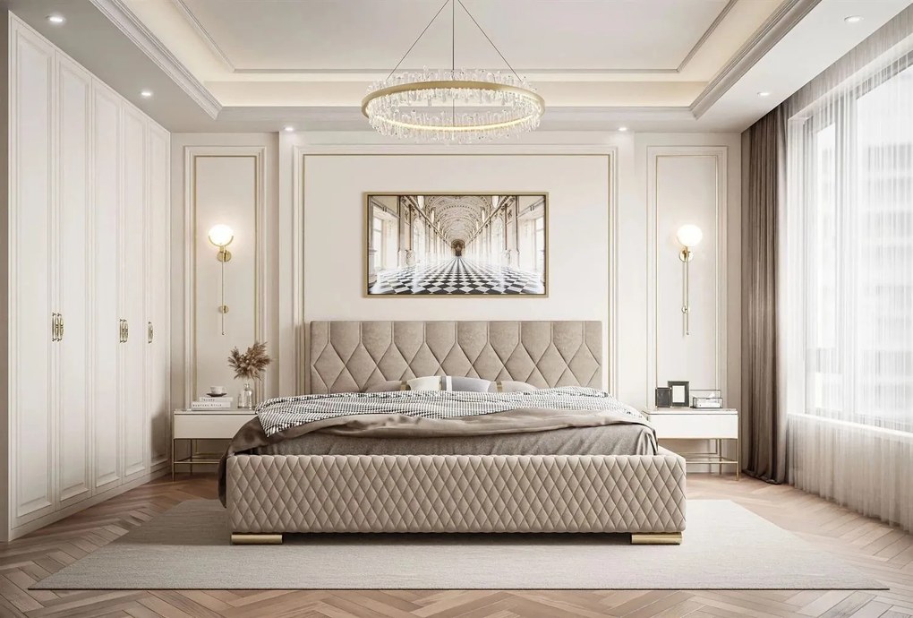 ČALÚNENÁ MANŽELSKÁ POSTEĽ FARAH 160X200