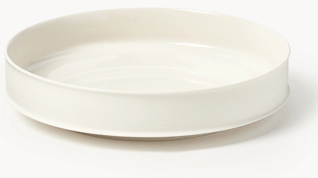 Porcelánové hlboké taniere's reaktívnou glazúrou Dune, 2 ks