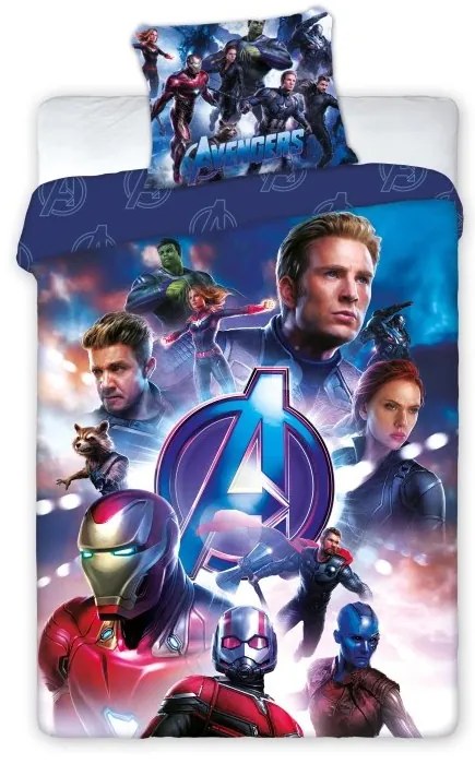 Obliečky Avengers Endgame 140x200+70x90 cm Faro
