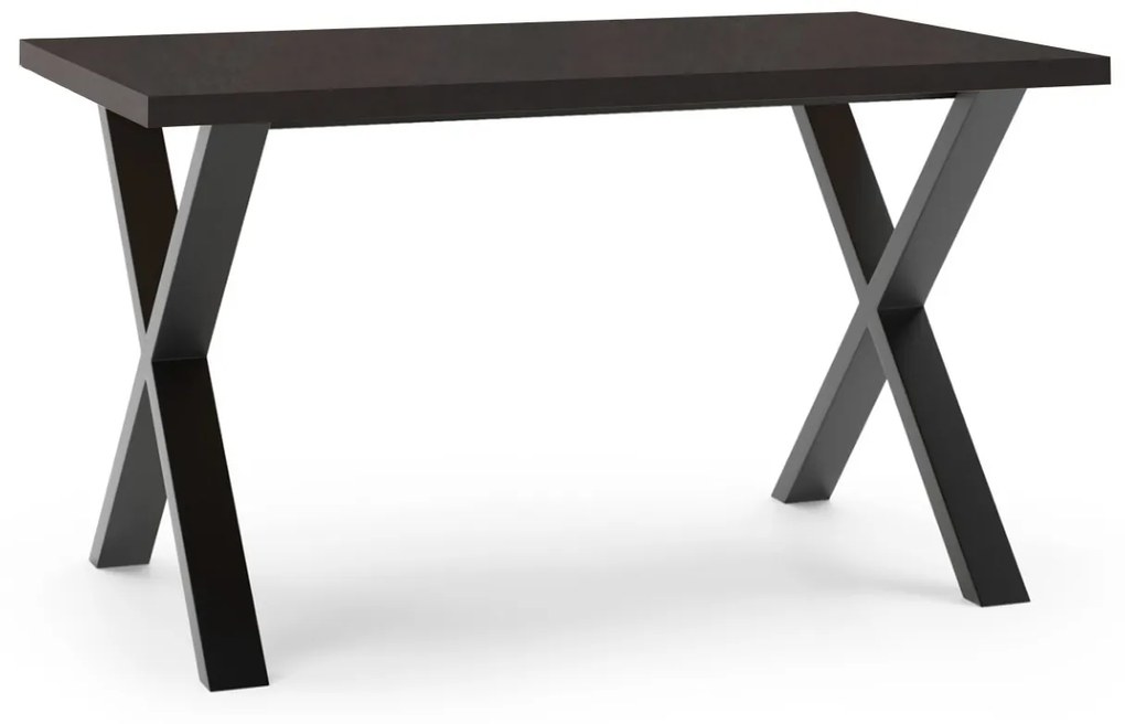 Rozkladací jedálenský stôl ARTEM tmavý betón Rozmer stola: 160/260x90cm