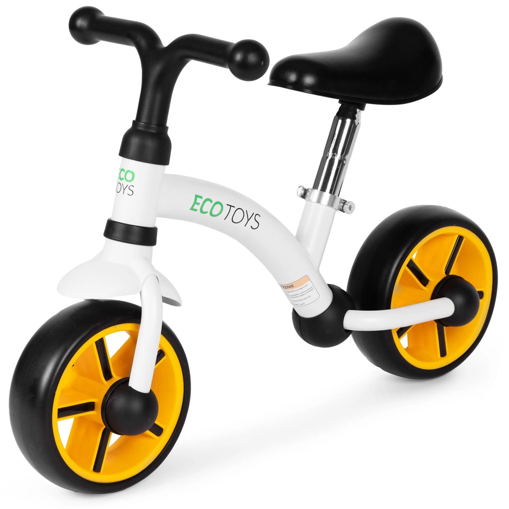Detský balančný bicykel, čierne ECOTOYS
