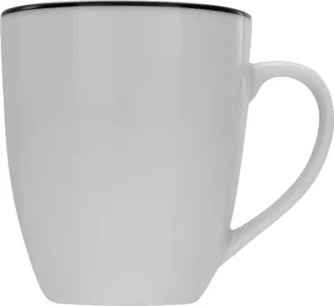 Hrnček Luna Black Line 300 ml, biely%