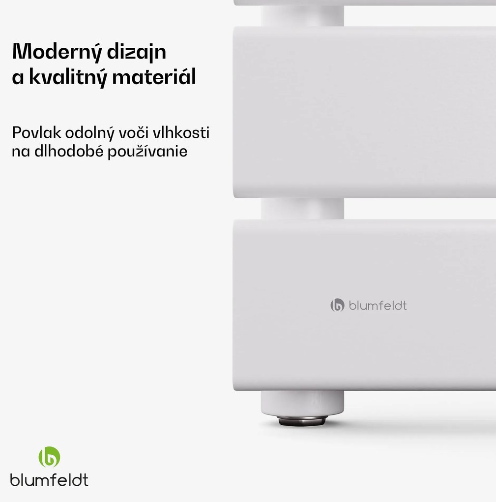 Blumfeldt Fairmont radiátor, 60 x 180 cm, nástenný, moderný dizajn, teplovodný