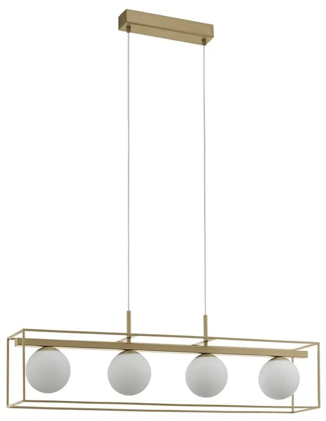 Eglo 97793 - Luster na lanku VALLASPRA 4xE14/40W/230V