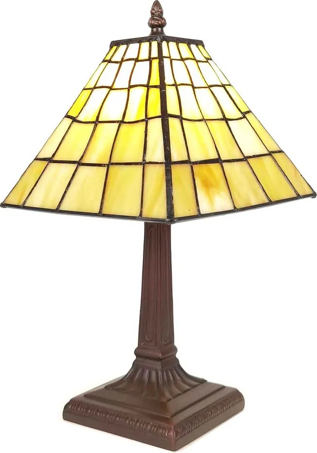 Stolná lampa Tiffany Marisol - Ø 20*34 cm E14/max 1*25W