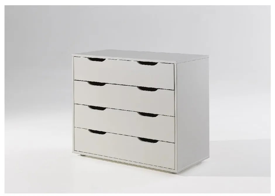 Biela komoda Vipack Pino