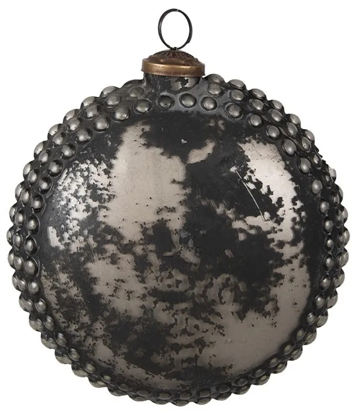 Granitová antik sklenená vianočná ozdoba Noirre - 15*6*15 cm