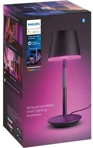 Philips-LED RGBW Stmievateľná dotyková lampa Hue GO LED/6,2W/230V 2000-6500K IP54