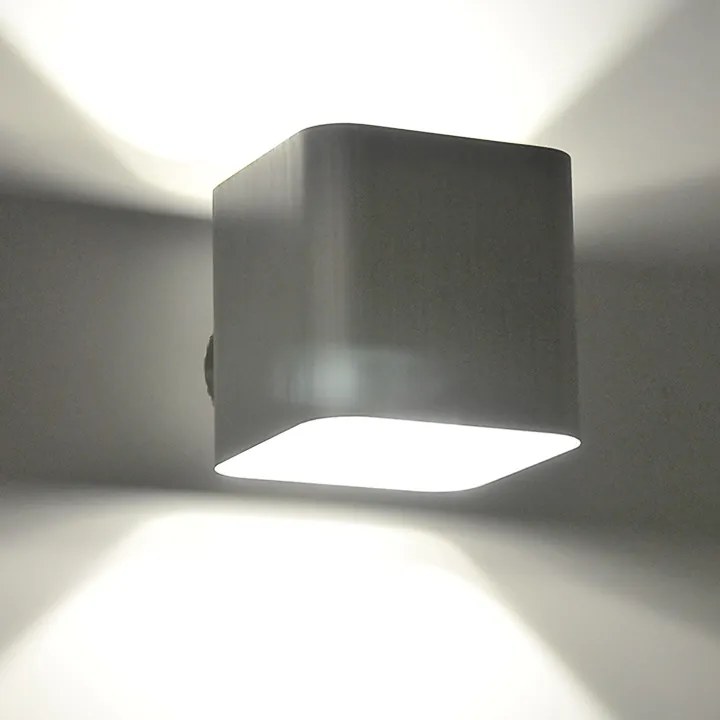 PLX Nástenné moderné osvetlenie PHOENIX, 1xG9, 40W, čierne, hranaté