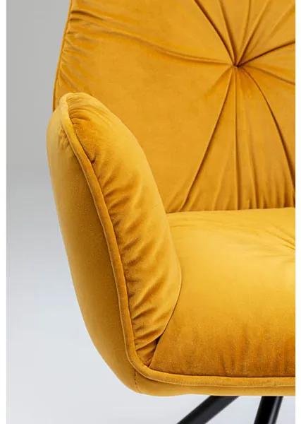 Mila stolička žltá/čierna