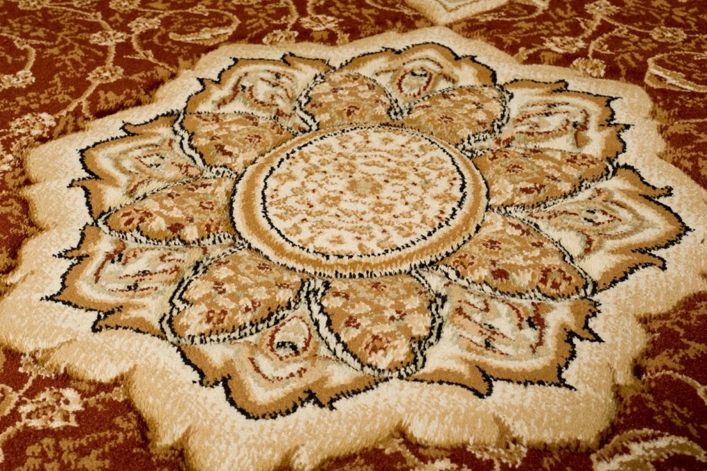 TA Koberec 5071A HNEDÝ YESEMEK OV Rozmer: 60x100 cm