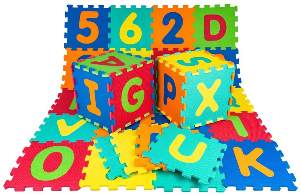 Ramiz Puzzle farebná podložka s číslami a písmenami