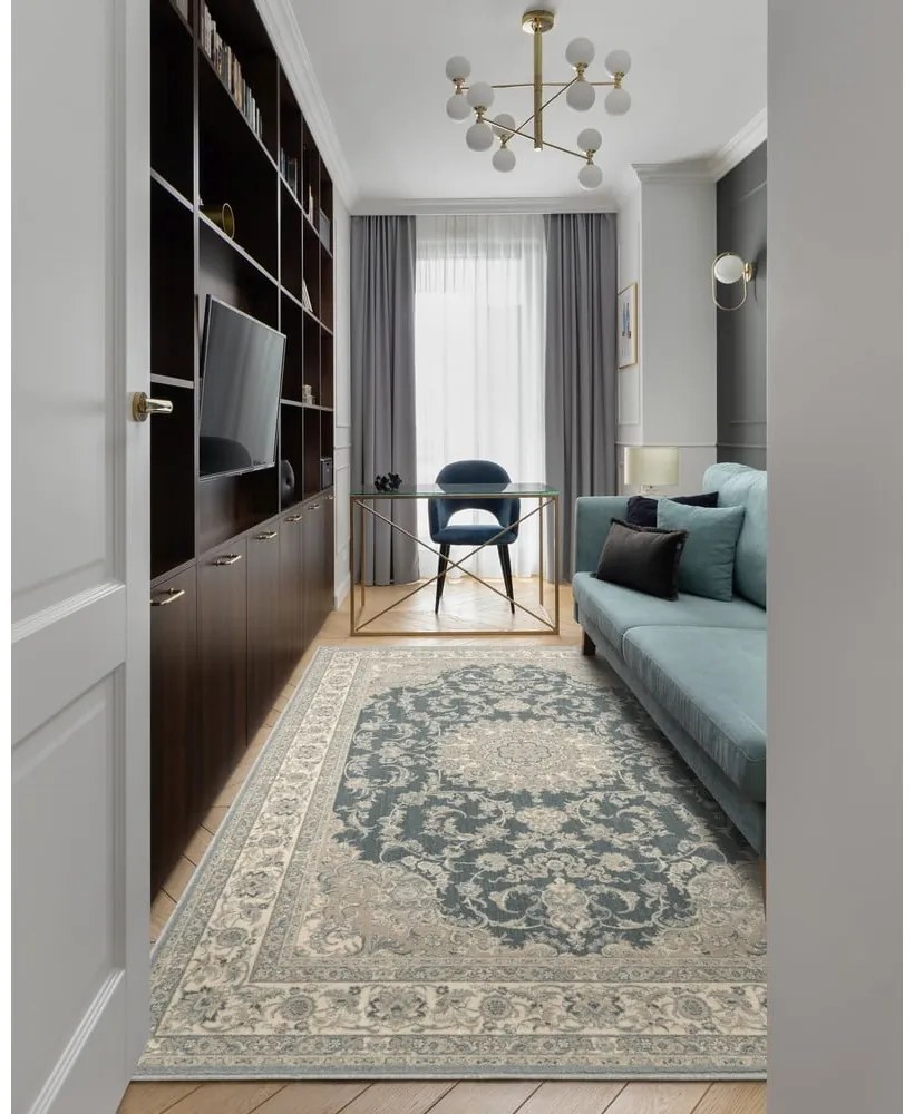 Sivý vlnený koberec 200x300 cm Beatrice – Agnella