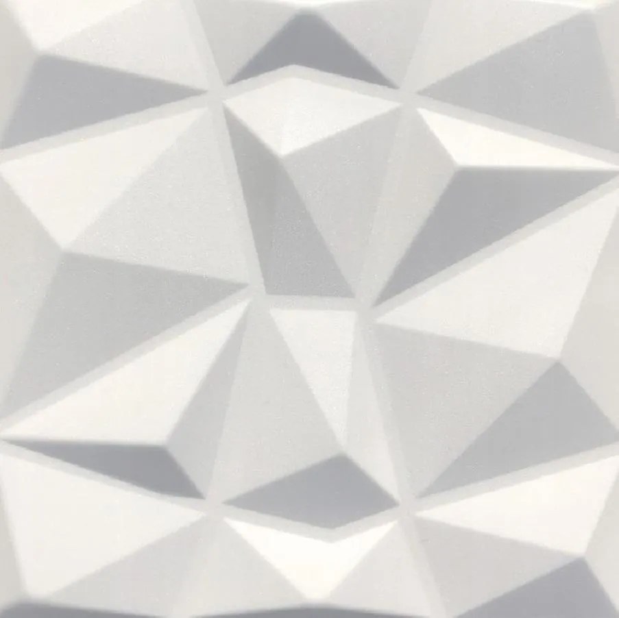 Stropné panely 3D XPS 0001, cena za kus, rozmer 50 cm x 50 cm, DIAMANT biely, IMPOL TRADE