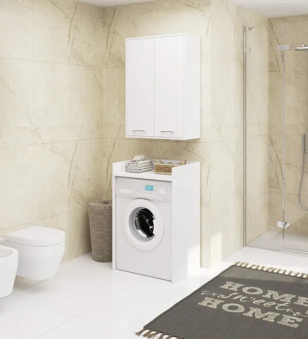 Kúpeľňová skrinka FIN H934 W64 2D biela