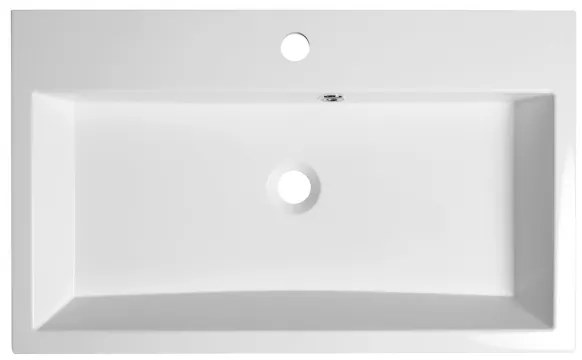 Sapho - Umývadlo na dosku ORINOKO 70x42 cm mramor/biela