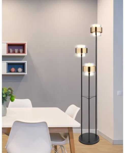 Globo 15560S - Stojacia lampa MILLEY 3xE27/60W/230V