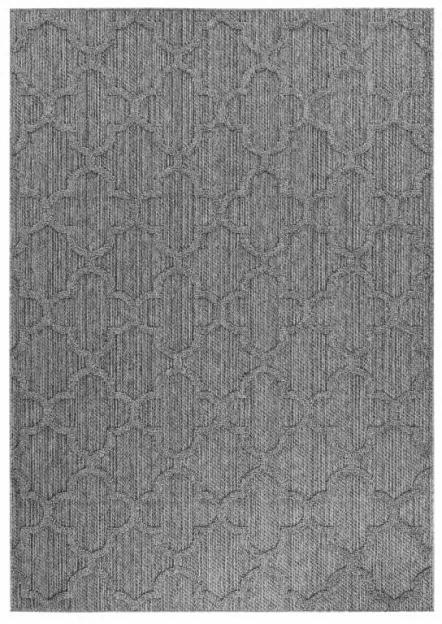 Šnúrkový koberec Patara koniczyna sivý