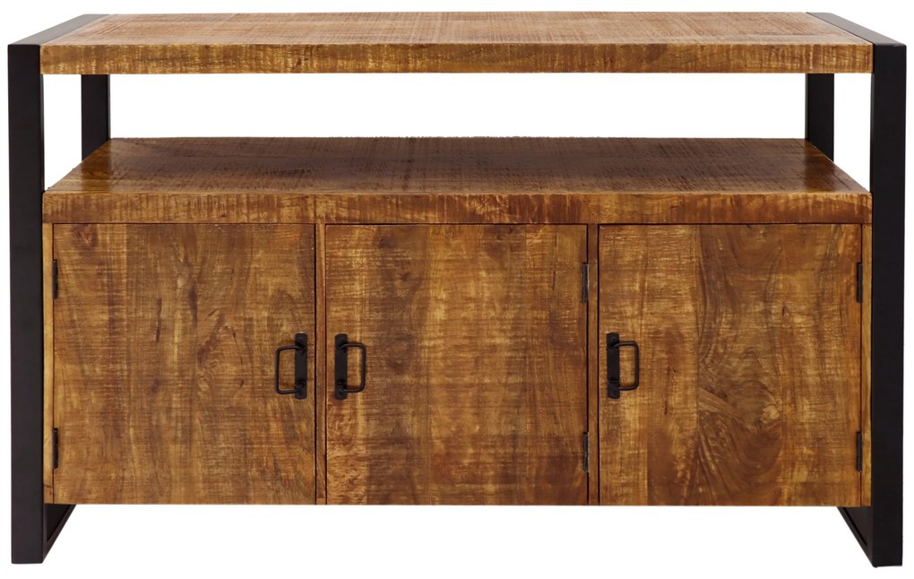 furniture-nabytek.cz - Rustikálna komoda z mangového dreva 140x90x45